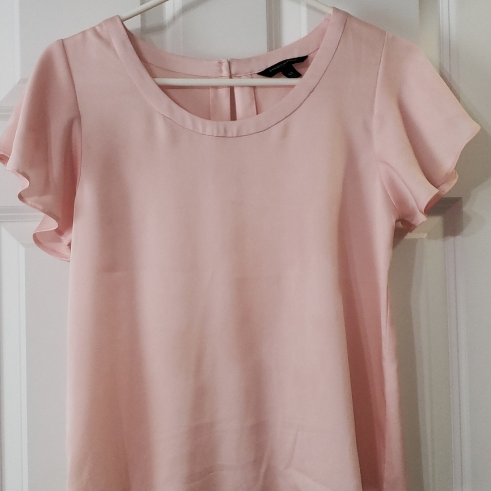 Banana Republic pink blouse